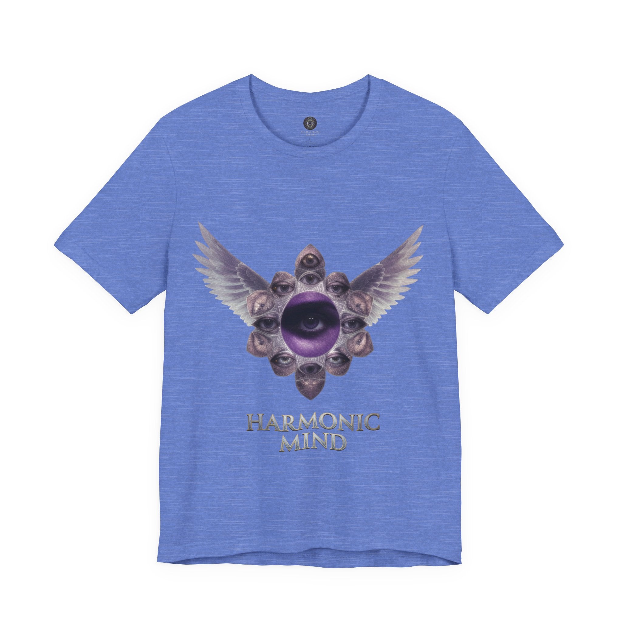 Harmonic Mind Higher Self T-Shirt | Fractal All-Seeing Eye Sacred Geometry Spiritual Tee
