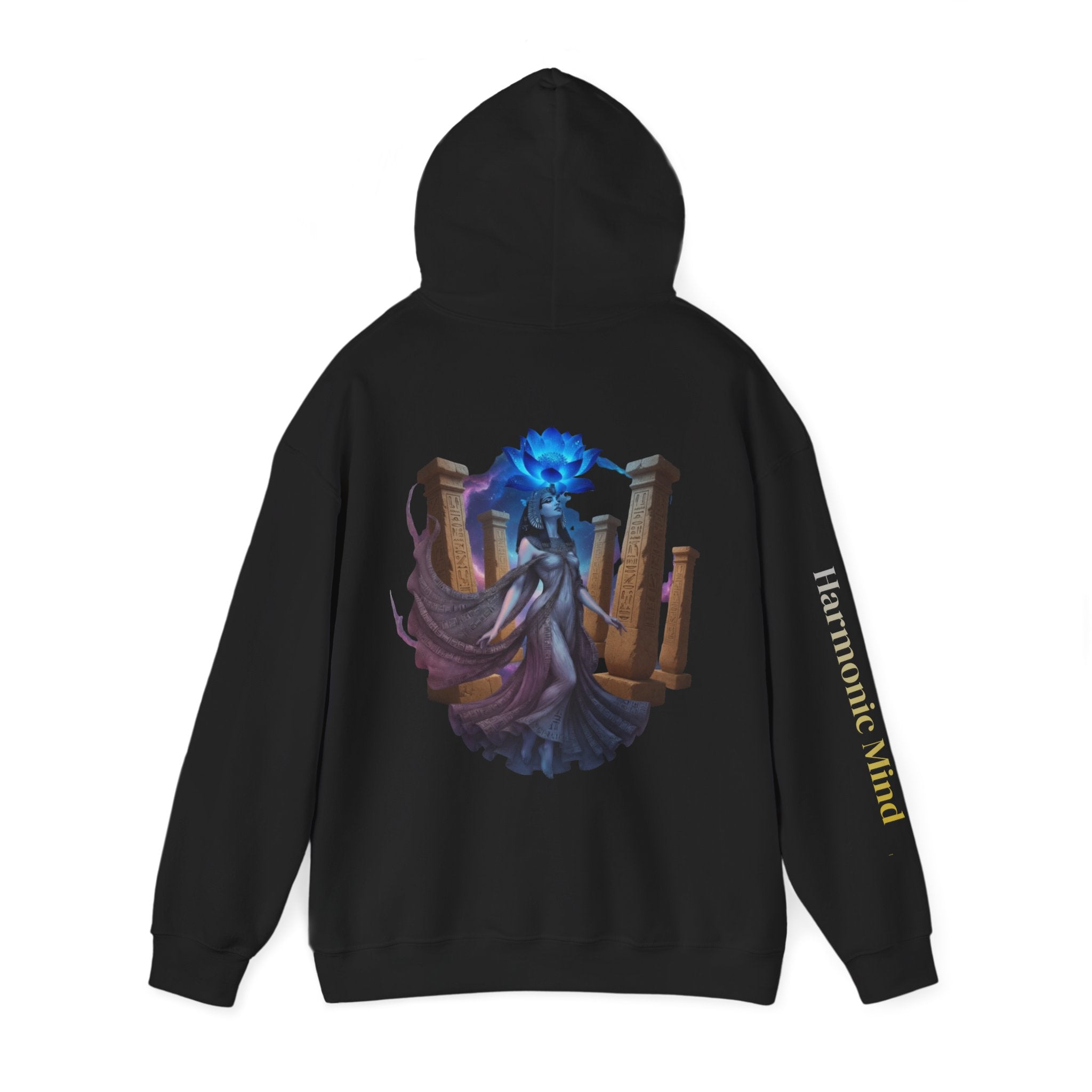 Blue Lotus Sophia Goddess of Wisdom Hoodie | Divine Wisdom