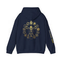 Vitruvian Man Sacred Geometry Hoodie | Divine Proportion & Cosmic Harmony