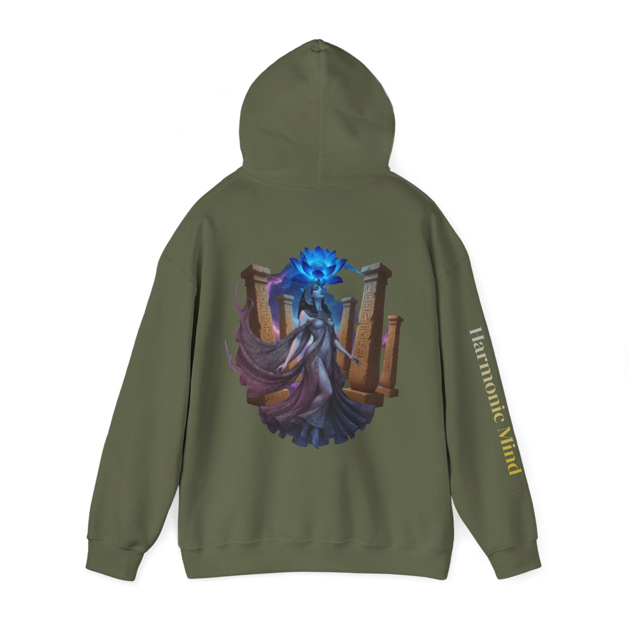 Blue Lotus Sophia Goddess of Wisdom Hoodie | Divine Wisdom
