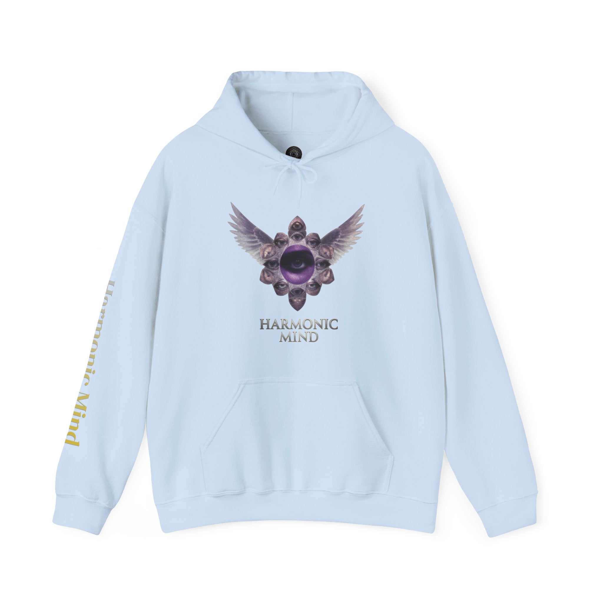 Harmonic Mind Higher Self Hoodie | Fractal Eye Spiritual Hoodie