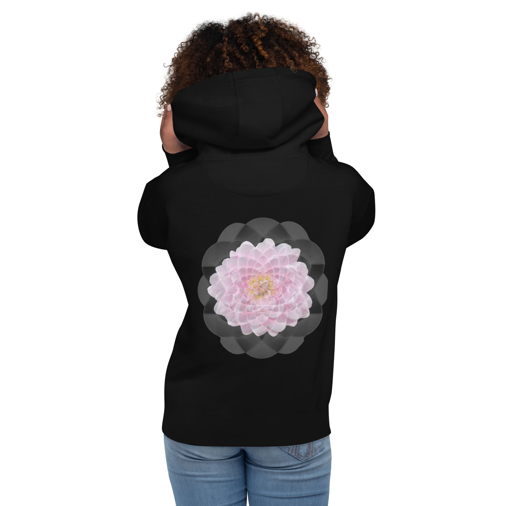 Flower Mandala Sacred Geometry Hoodie Heavy Blend