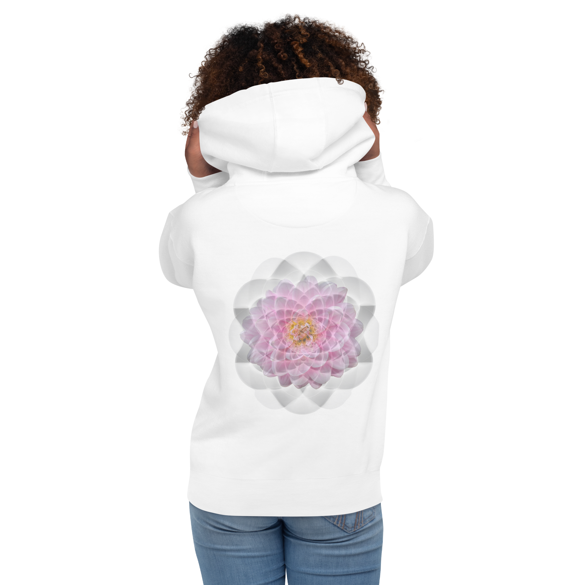 Flower Mandala Sacred Geometry Hoodie Heavy Blend