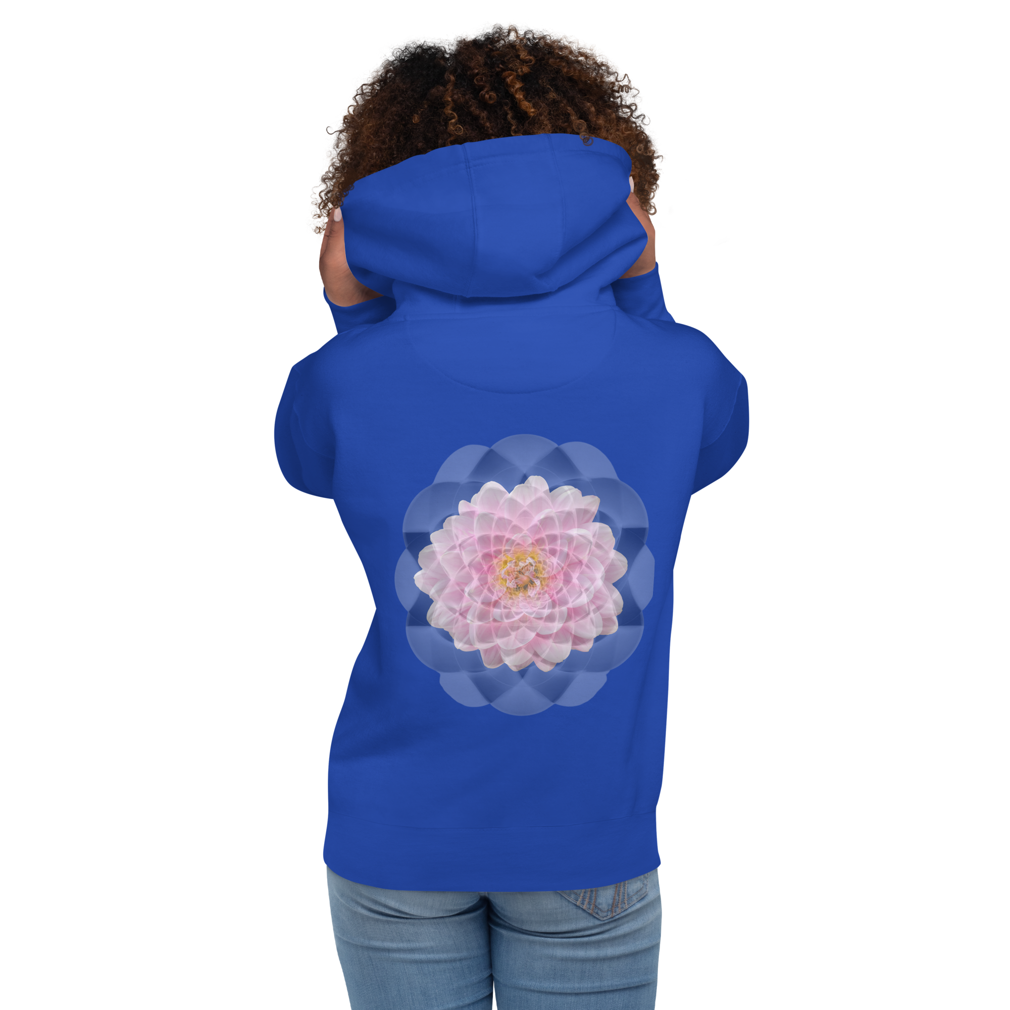 Flower Mandala Sacred Geometry Hoodie Heavy Blend