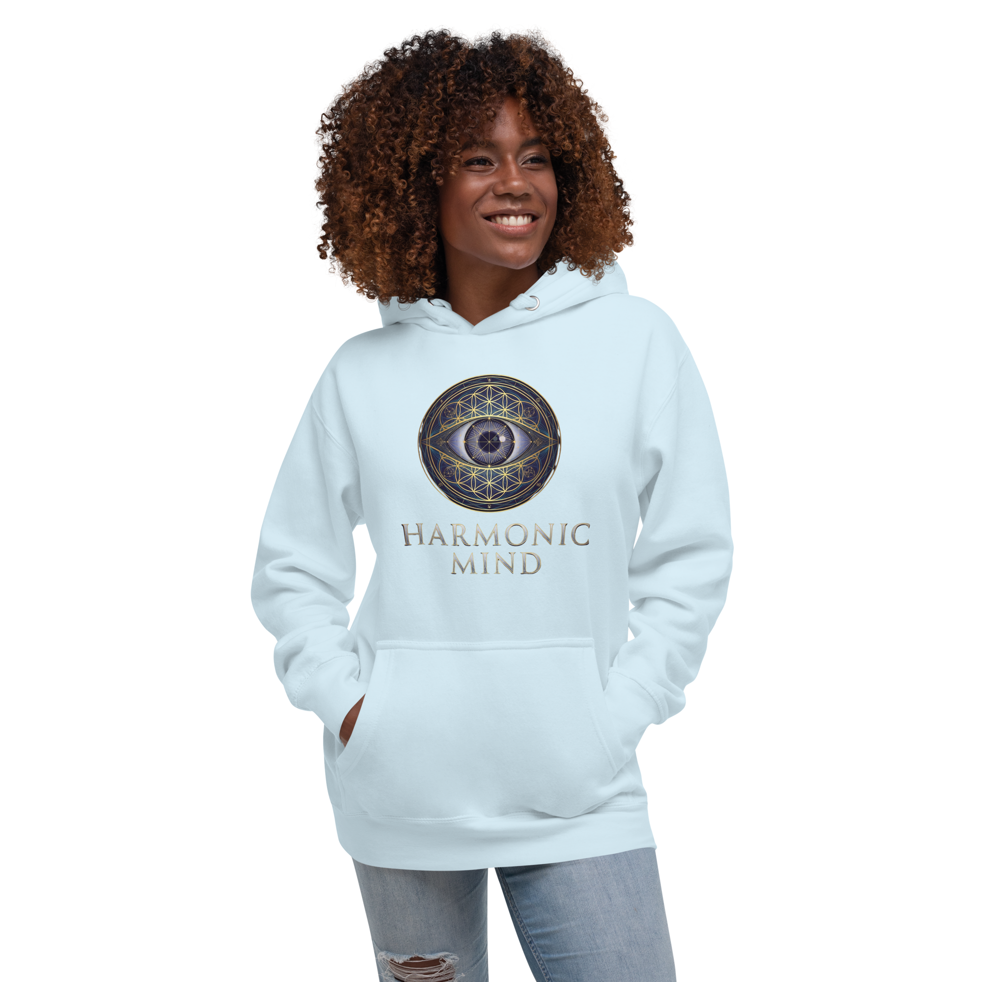 Flower Mandala Sacred Geometry Hoodie Heavy Blend