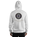 Blue Owl Sacred Geometry Hoodie | Flower Of Life Pattern Heavy Blend