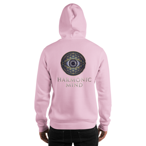 Blue Owl Sacred Geometry Hoodie | Flower Of Life Pattern Heavy Blend