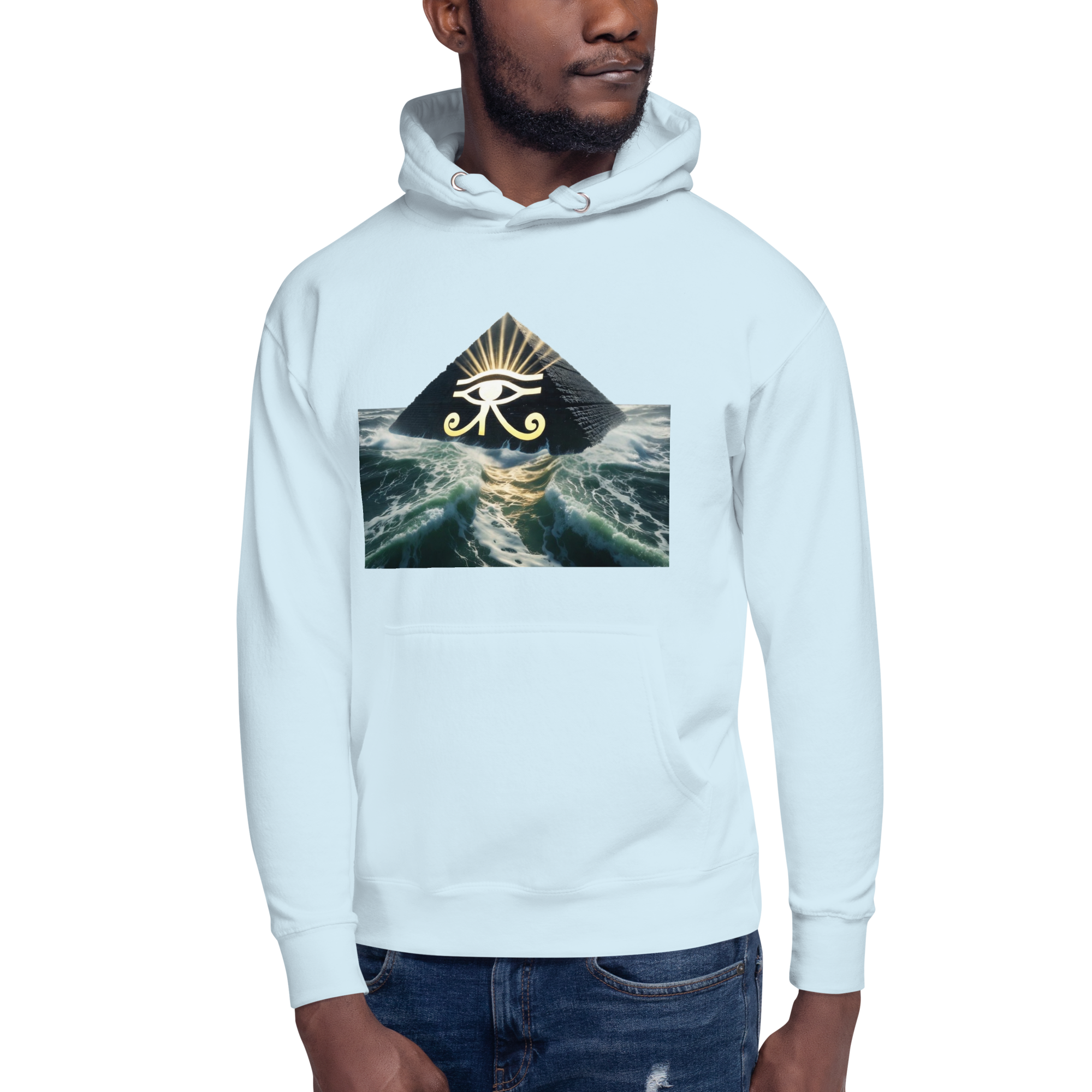 Pyramid Third Eye Hoodie | Sacred Vision & Spiritual Sovereignty