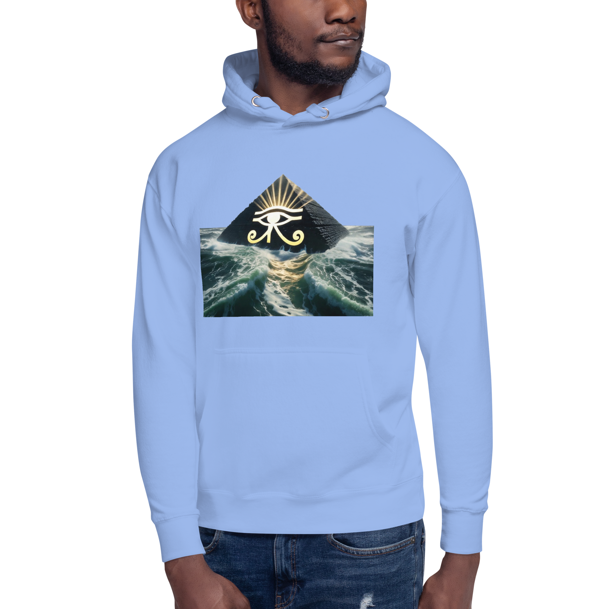 Pyramid Third Eye Hoodie | Sacred Vision & Spiritual Sovereignty