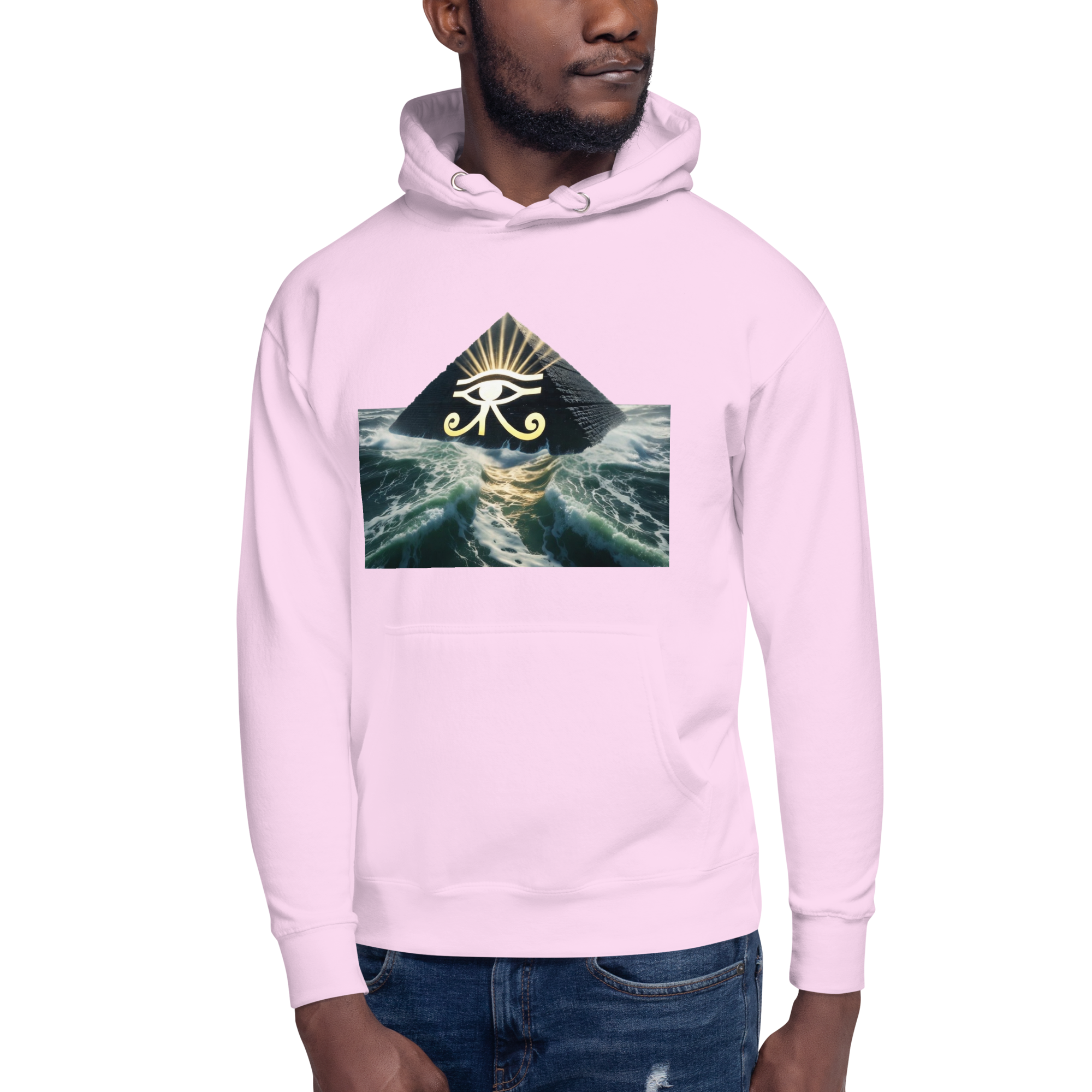 Pyramid Third Eye Hoodie | Sacred Vision & Spiritual Sovereignty