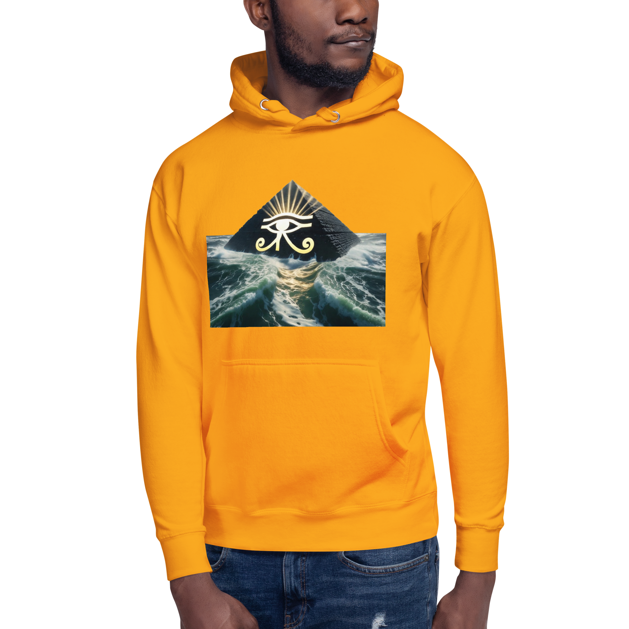 Pyramid Third Eye Hoodie | Sacred Vision & Spiritual Sovereignty