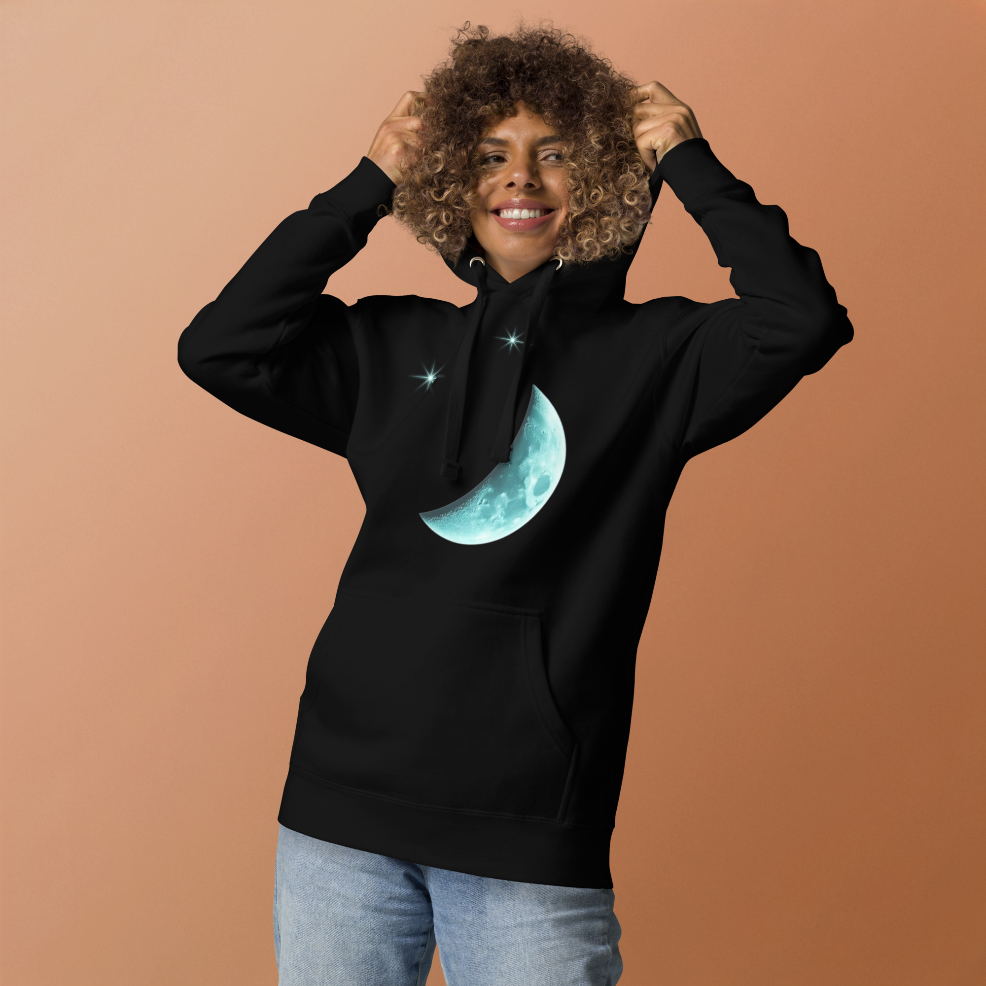 Sacred Moon Hoodie | Lunar Wisdom & Cosmic Cycles