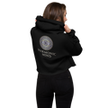 Owl Sacred Geometry Crop Hoodie | Third Eye Wisdom & Intuition