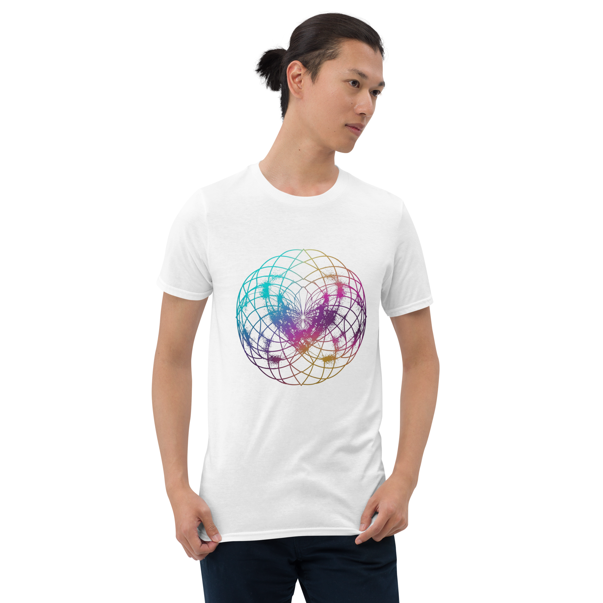 Heart Sacred Geometry T-Shirt | Vibration & Cosmic Harmony