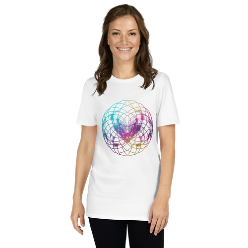 Cymatics Heart Sacred Geometry T Shirt Vibration And Cosmic Harmony