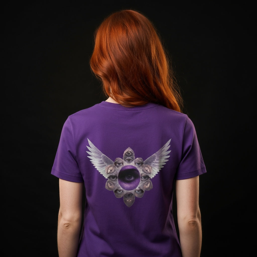 Harmonic Mind Higher Self T-Shirt | Fractal All-Seeing Eye Sacred Geometry Spiritual Tee