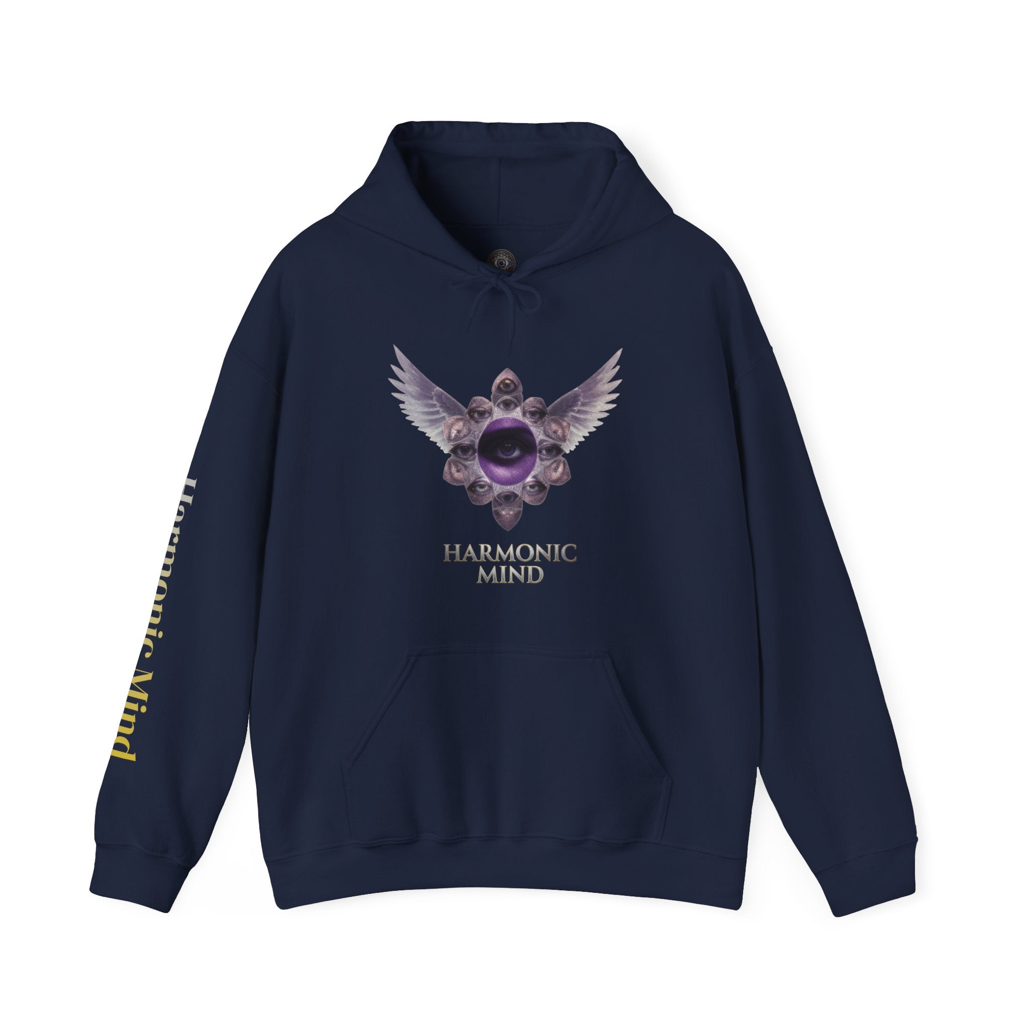 Harmonic Mind Higher Self Hoodie | Fractal Eye Spiritual Hoodie