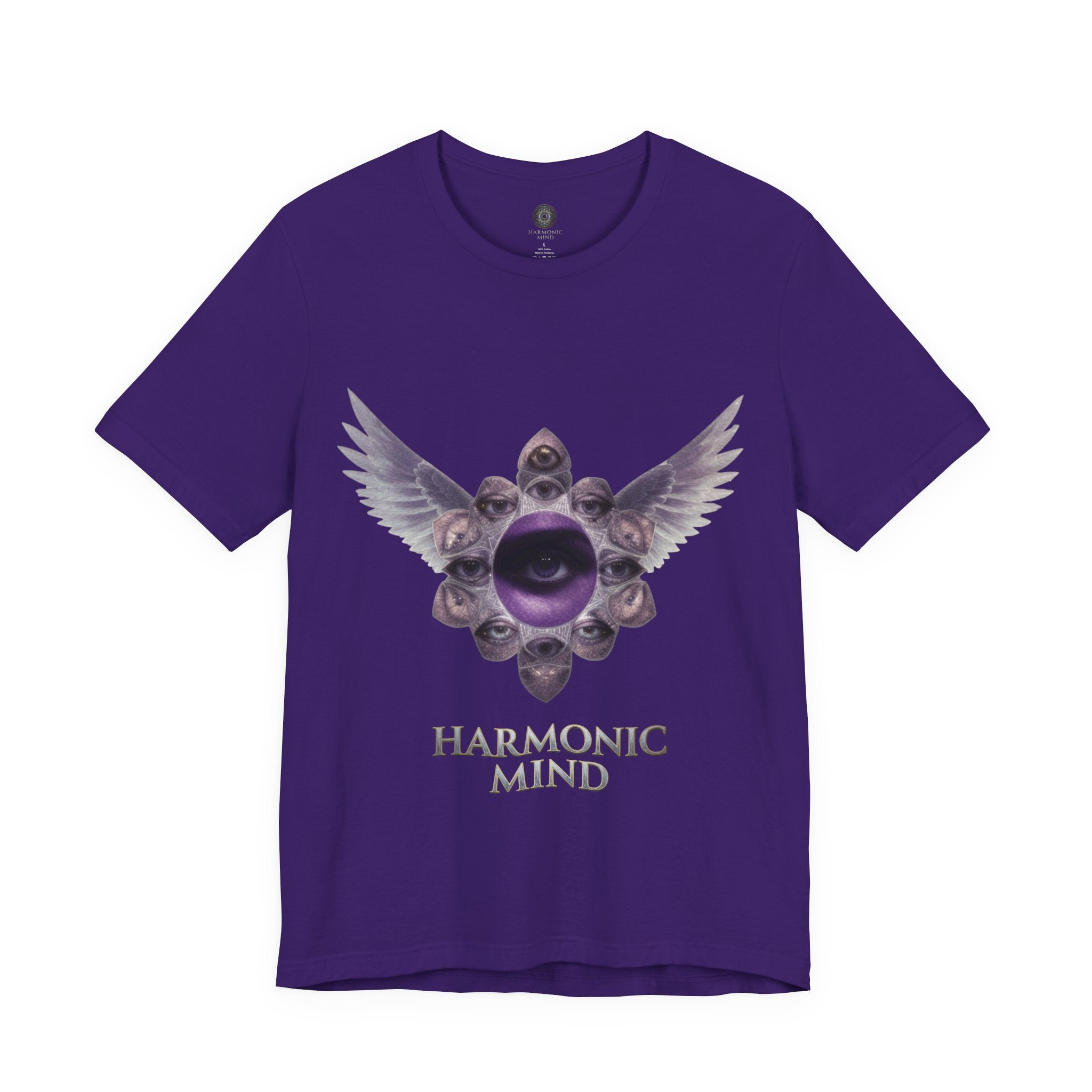 Harmonic Mind Higher Self T-Shirt | Fractal All-Seeing Eye Sacred Geometry Spiritual Tee