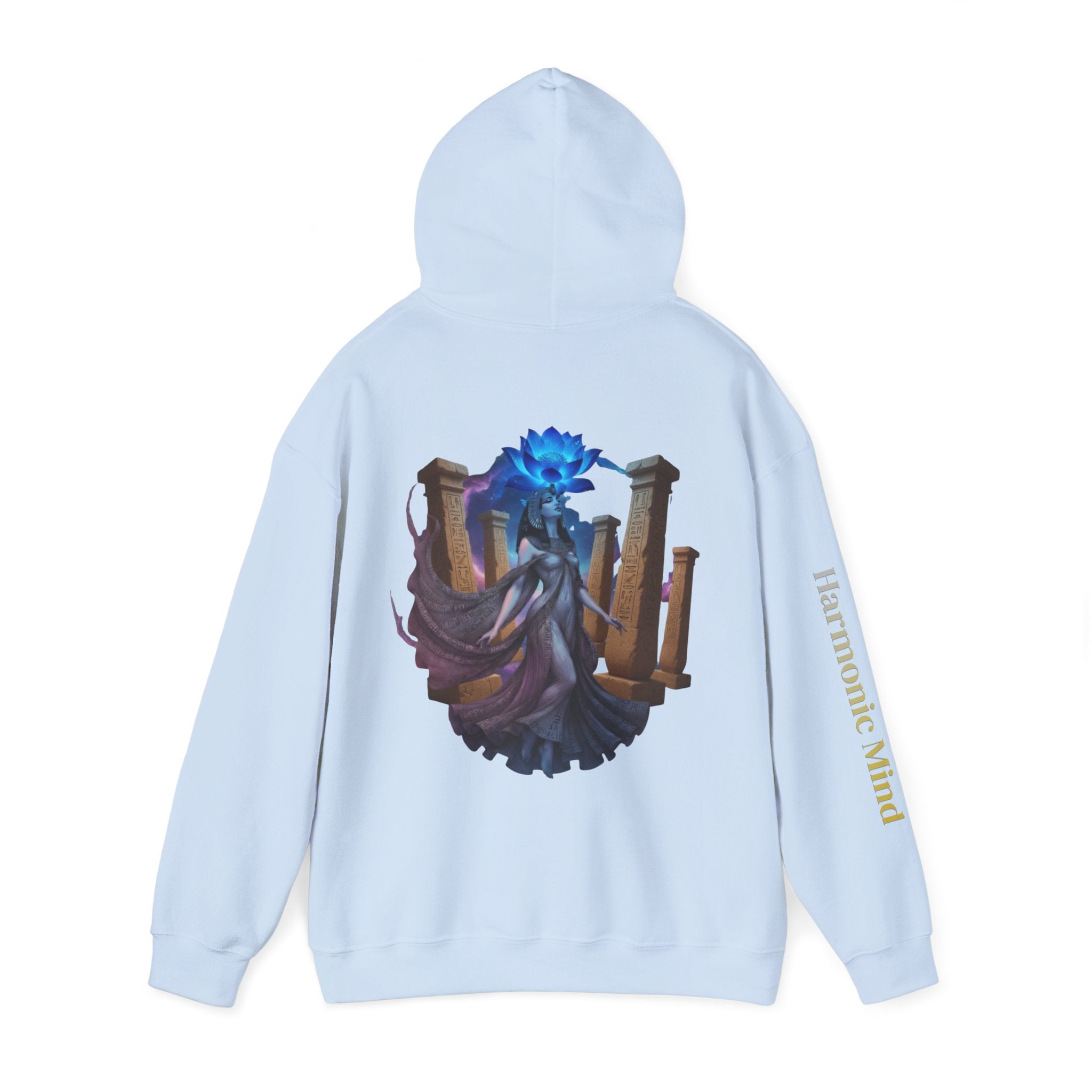 Blue Lotus Sophia Goddess of Wisdom Hoodie | Divine Wisdom