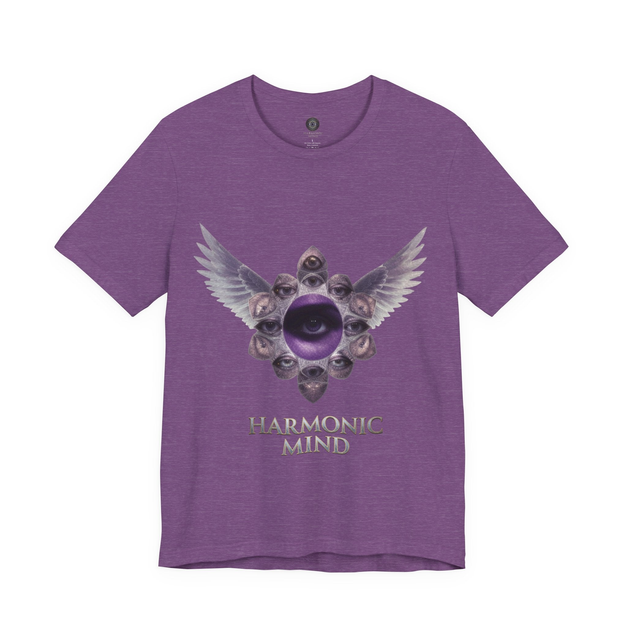 Harmonic Mind Higher Self T-Shirt | Fractal All-Seeing Eye Sacred Geometry Spiritual Tee