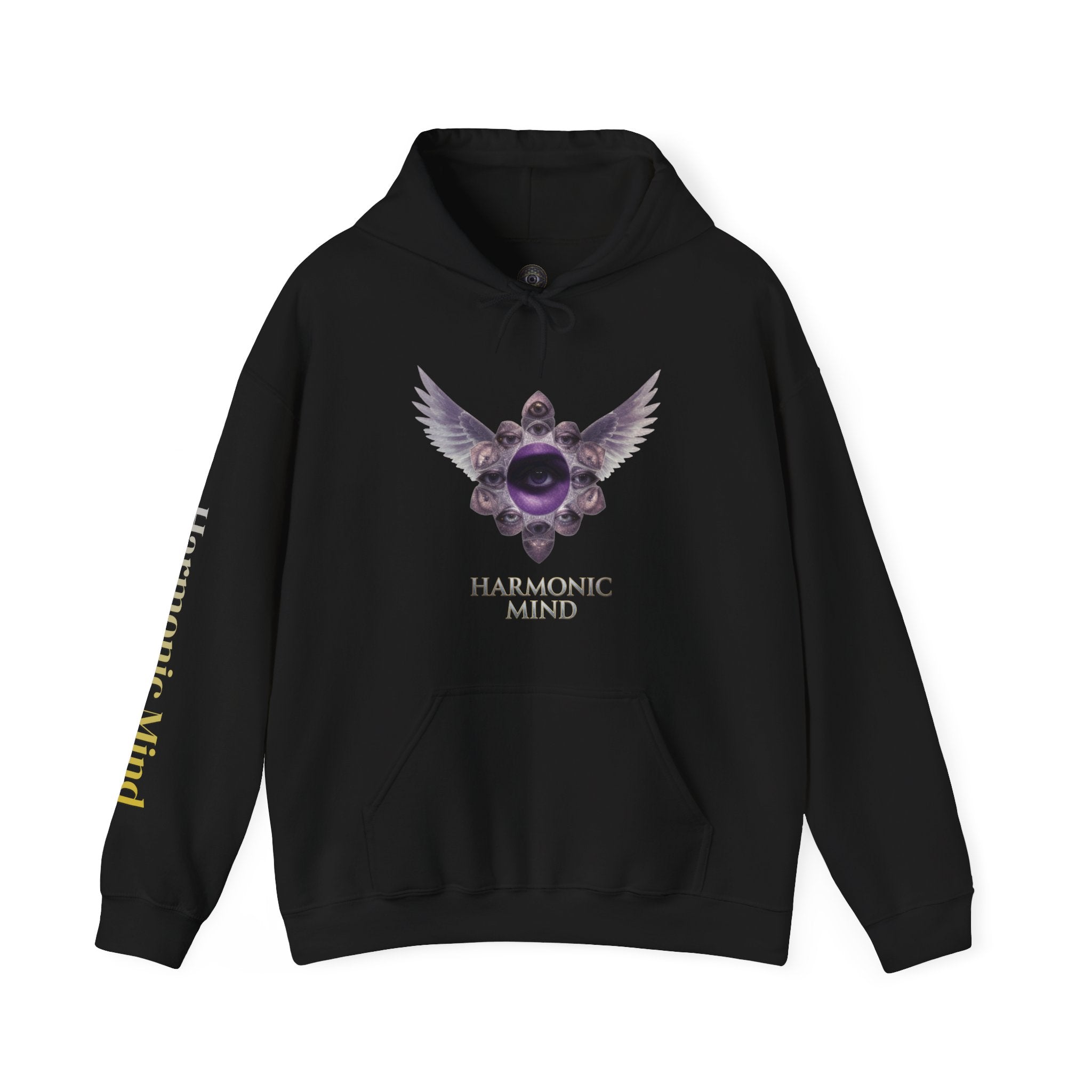 Harmonic Mind Higher Self Hoodie | Fractal Eye Spiritual Hoodie