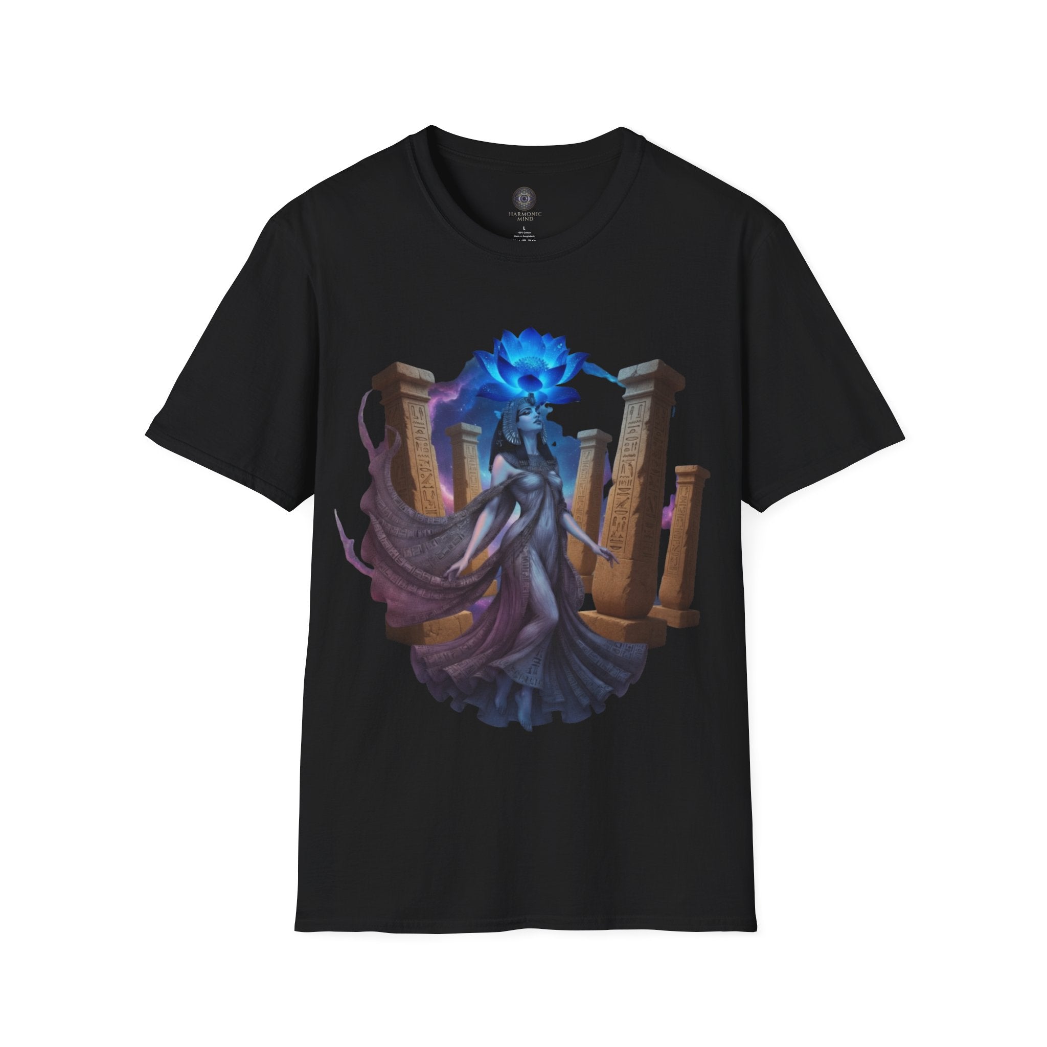 Blue Lotus Sophia Goddess of Wisdom T-Shirt | Divine Wisdom