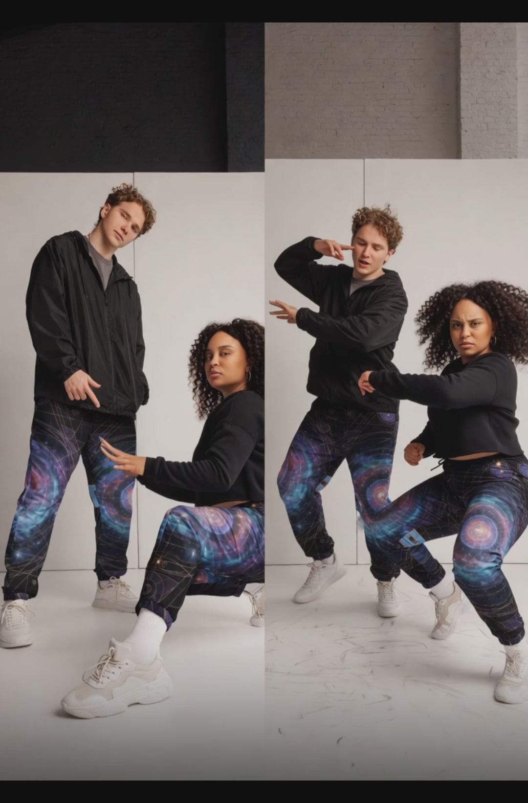 Galaxy Sacred Geometry Track Pants | Full Print