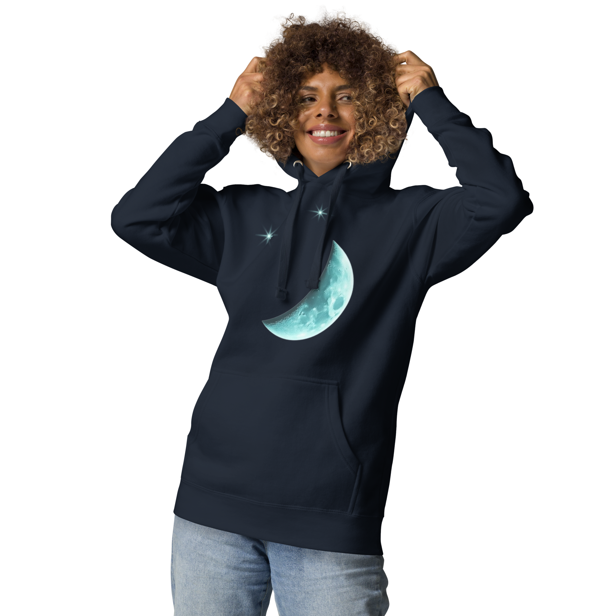 Sacred Moon Hoodie | Lunar Wisdom & Cosmic Cycles